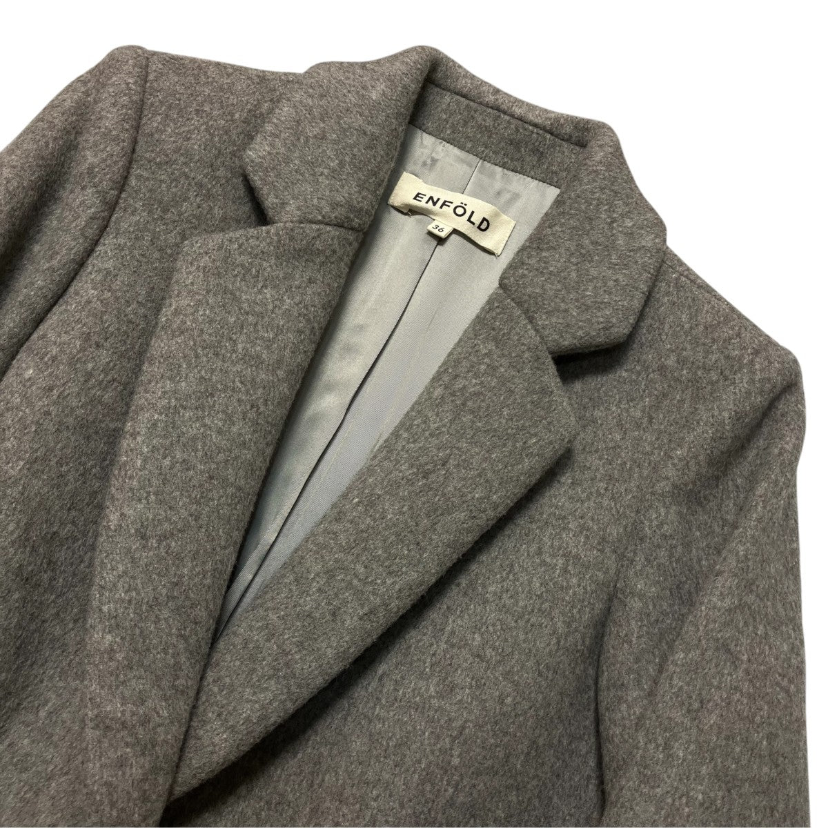 ENFOLD ライトメルトン チェスターコートチェスターコート3007A230-0630 古着・中古-3枚目のアイテム画像