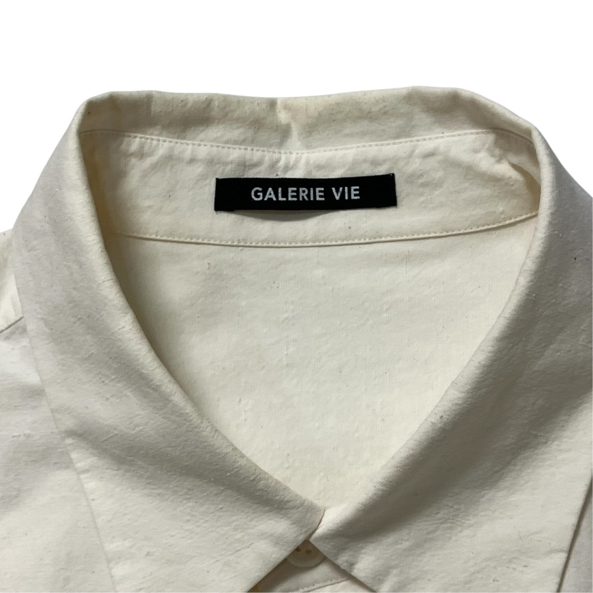 GALERIE VIE スラブコットン ワイドスリーブシャツレギュラーカラーシャツ23011101503 古着・中古-7枚目のアイテム画像