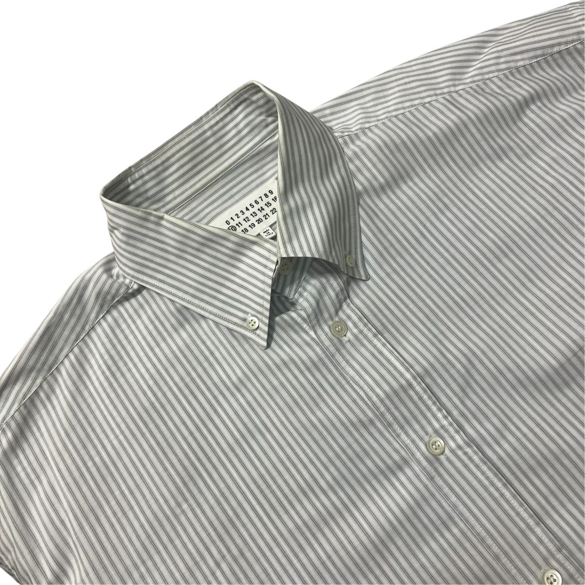 Maison Margiela 21SS ストライプシャツ S50DL0469 古着・中古-3枚目のアイテム画像