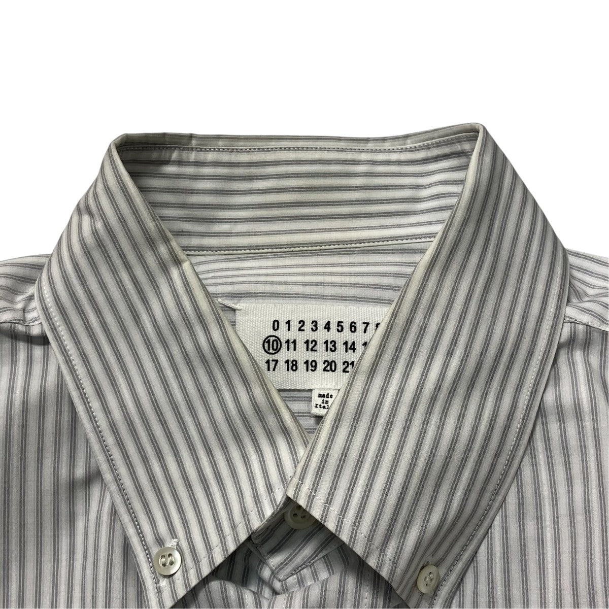 Maison Margiela 21SS ストライプシャツ S50DL0469 古着・中古-8枚目のアイテム画像