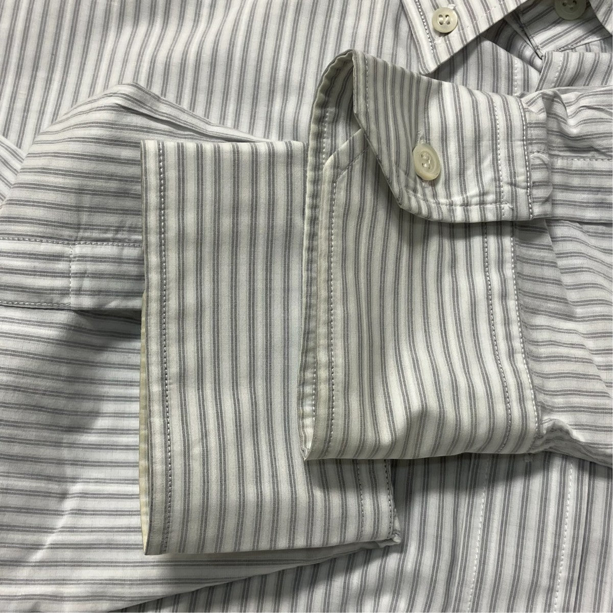 Maison Margiela 21SS ストライプシャツ S50DL0469 古着・中古-9枚目のアイテム画像
