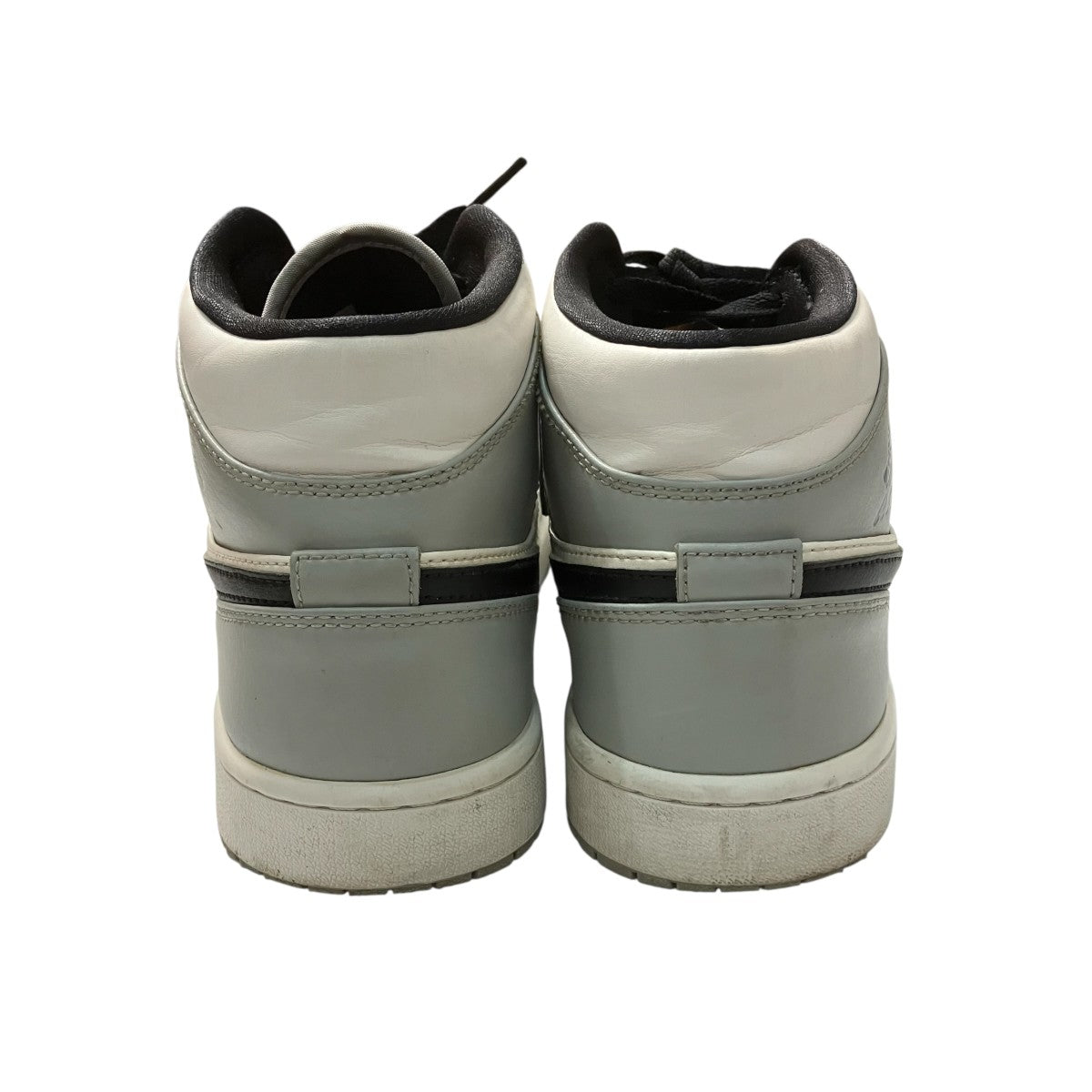 Air Jordan 1 Mid Light Smoke Grey White Blackハイカットスニーカー554724-092