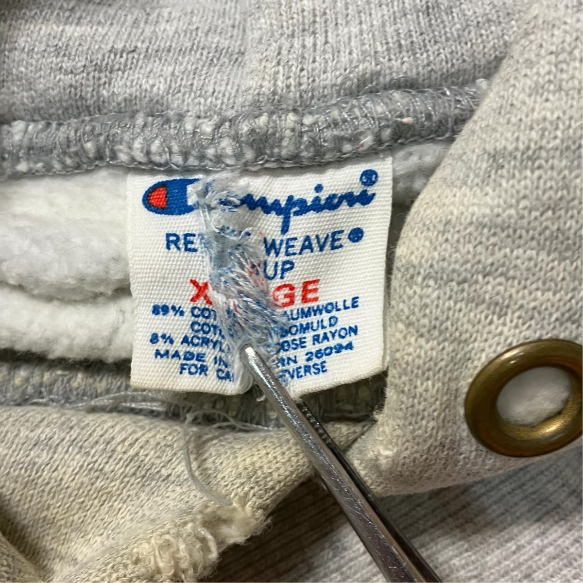 Champion OHIOプルオーバーパーカー 古着・中古-6枚目のアイテム画像