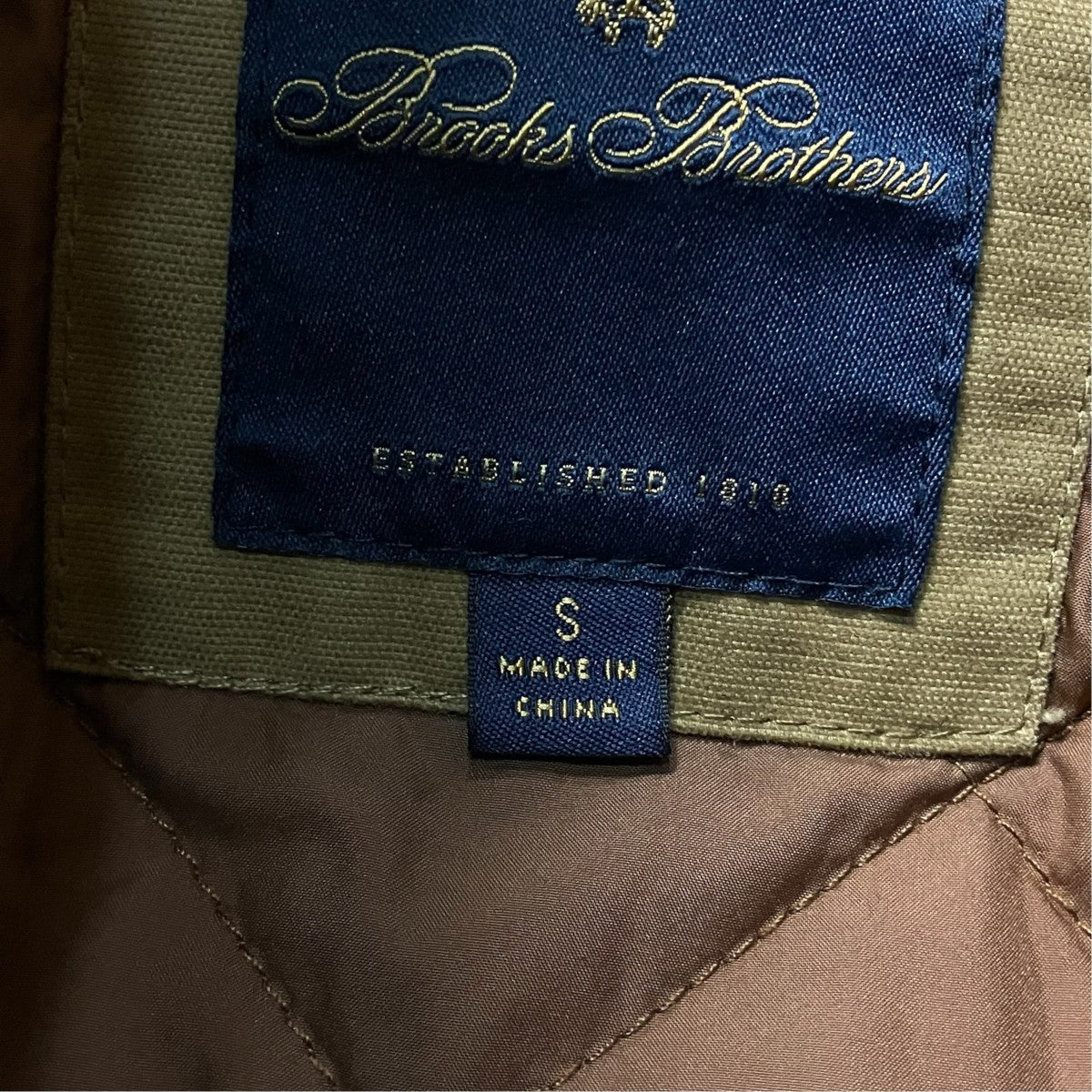 BROOKS BROTHERS 中綿ジャケット 古着・中古-7枚目のアイテム画像