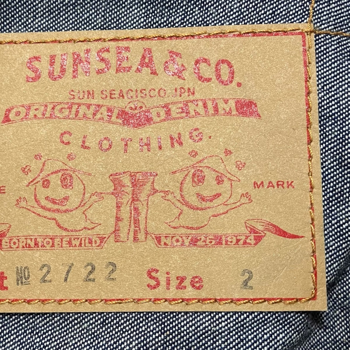 デニムシャツSUNSEA2722