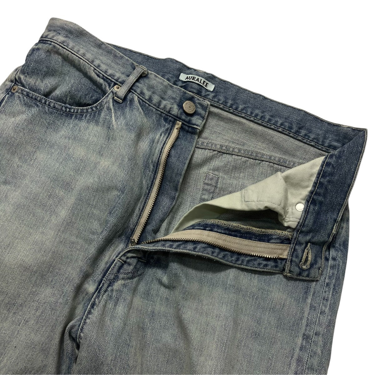 FADED SELVEDGE LIGHT DENIM PANTSデニムパンツA26SP02DE