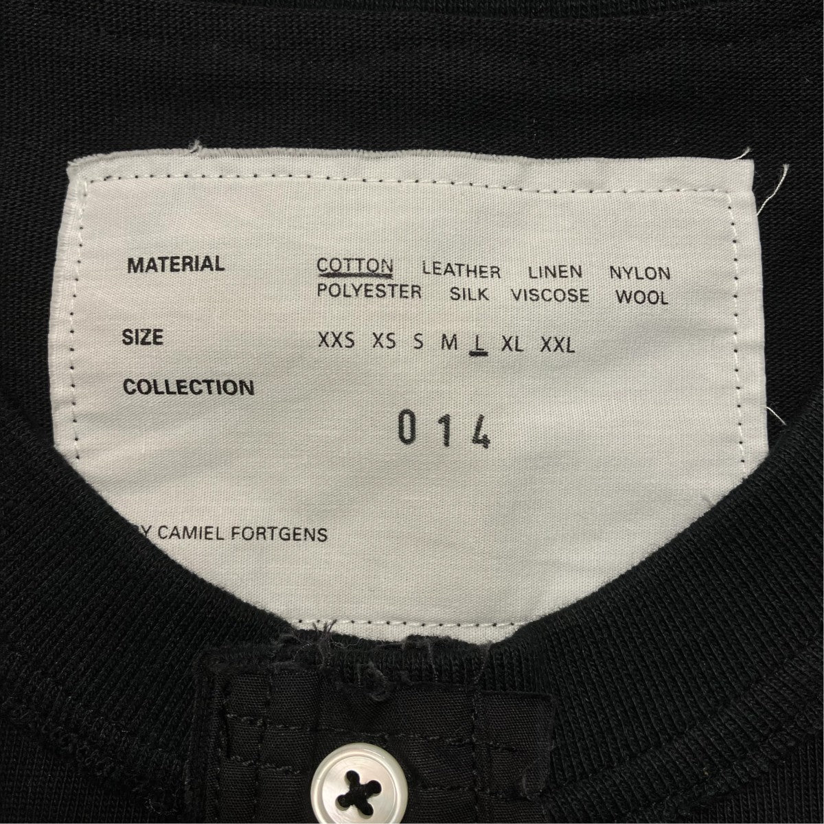 CAMIEL FORTGENS LS BUTTON TEEノーカラージャケット22070610000040 古着・中古-7枚目のアイテム画像