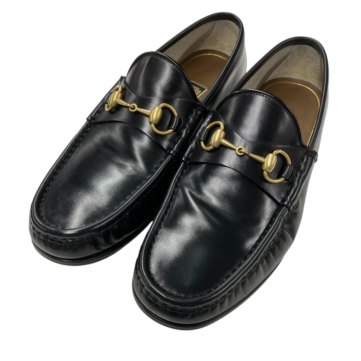 GUCCI(グッチ) ホースビットローファー ブラック サイズ 8｜【公式