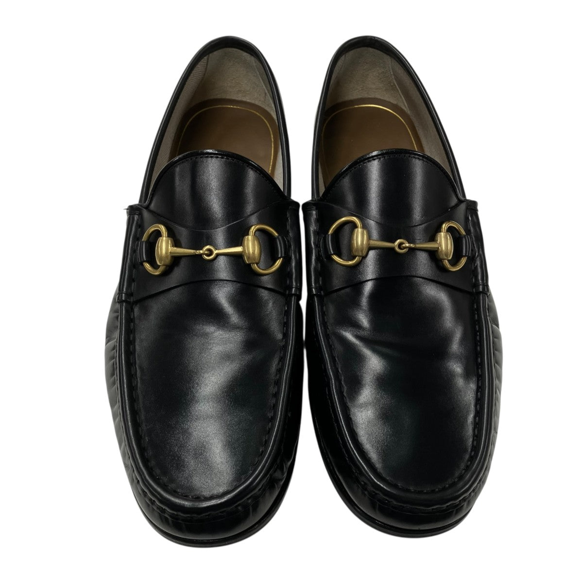 GUCCI(グッチ) ホースビットローファー ブラック サイズ 8｜【公式