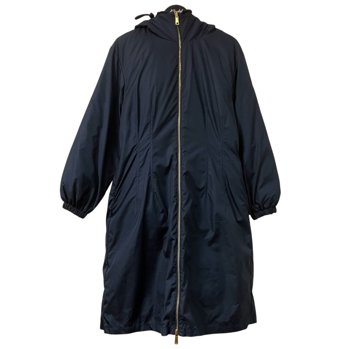 MONCLER EVETTES リバーシブル ロゴワッペン ボアフード ベルト付 ダウンコートダウンコートH20931C00041 古着・中古-1枚目のアイテム画像
