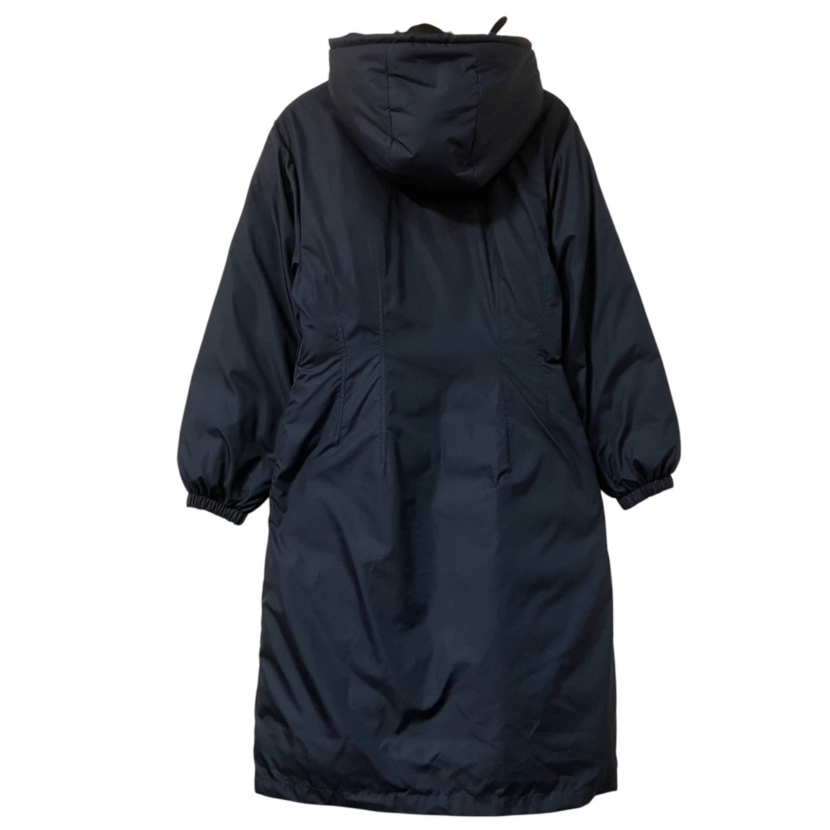 MONCLER EVETTES リバーシブル ロゴワッペン ボアフード ベルト付 ダウンコートダウンコートH20931C00041 古着・中古-2枚目のアイテム画像