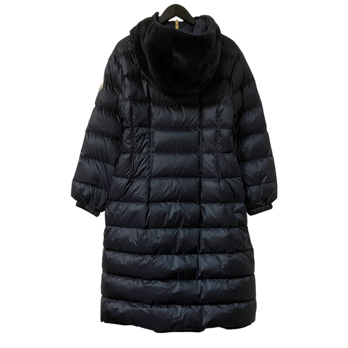 MONCLER EVETTES リバーシブル ロゴワッペン ボアフード ベルト付 ダウンコートダウンコートH20931C00041 古着・中古-4枚目のアイテム画像