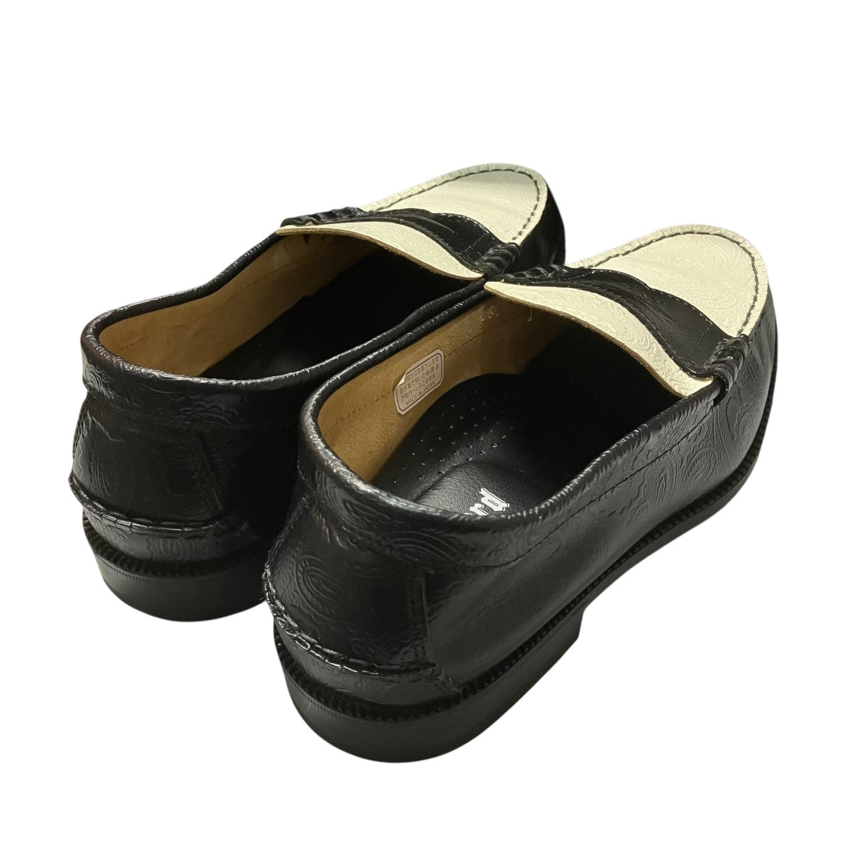kenford EMBOSSED LOAFERSバイカラーコインローファーK004 A24 古着・中古-2枚目のアイテム画像