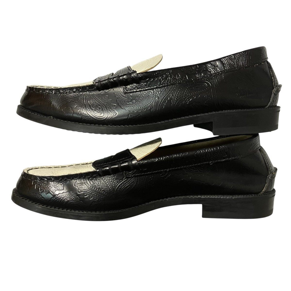 kenford EMBOSSED LOAFERSバイカラーコインローファーK004 A24 古着・中古-4枚目のアイテム画像