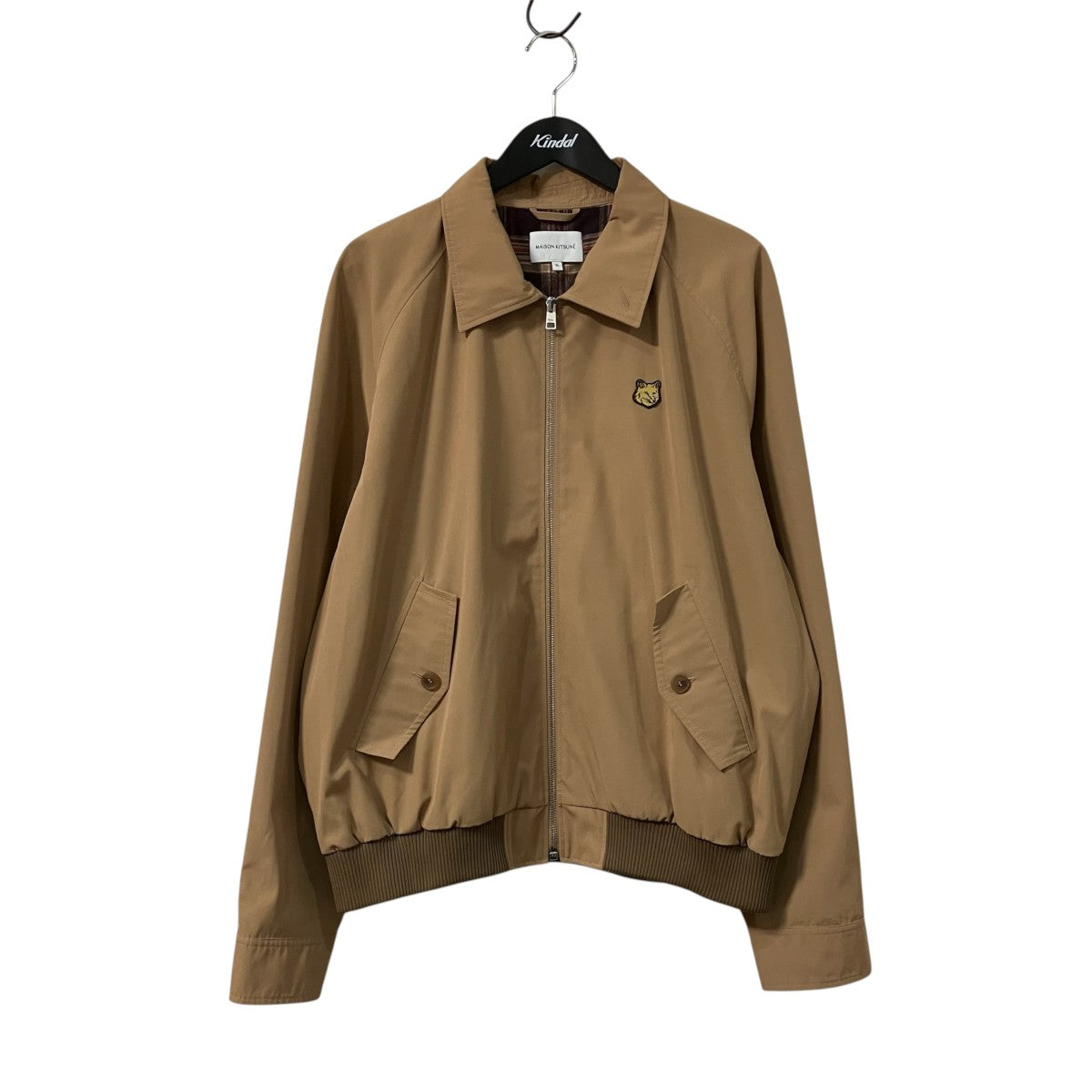 MAISON KITSUNE HARRINGTON JACKET IN TECHNICAL COTTON GABARDINEジャケットLM02103WQ0062 古着・中古-1枚目のアイテム画像