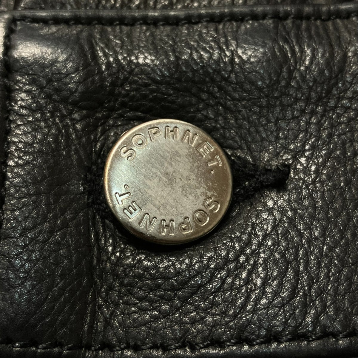 SOPHNET． LEATHER TRUCKER JACKETレザージャケットSPNT-260004 古着・中古-6枚目のアイテム画像