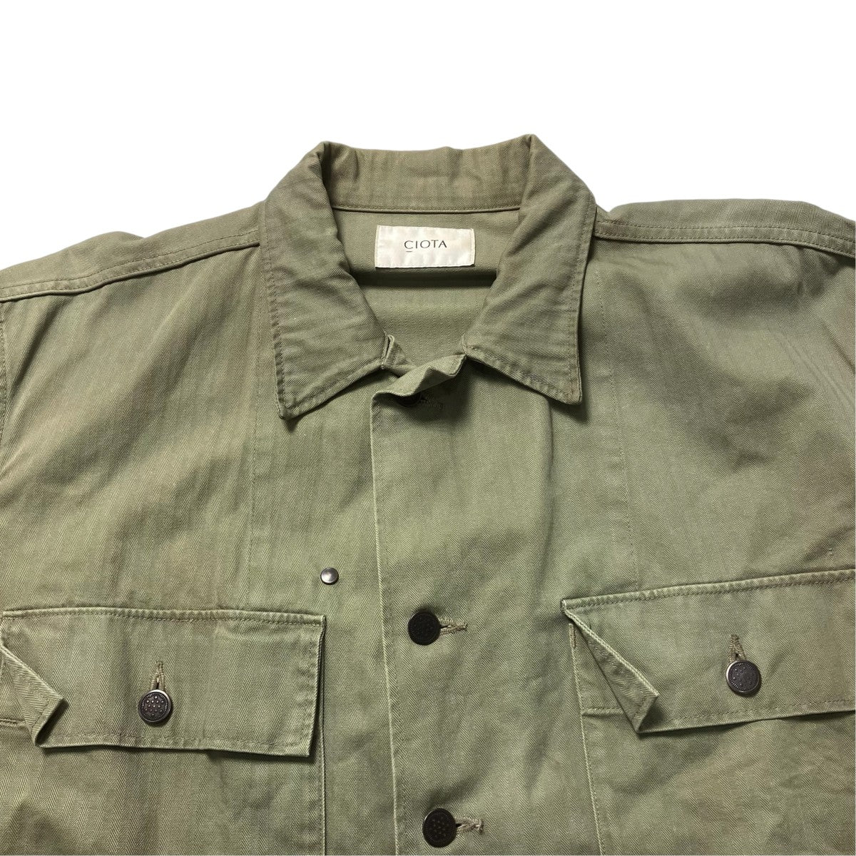 CIOTA U．S．ARMY M-43 HBTｼﾞｬｹｯﾄミリタリージャケットJKLM 122M SB 古着・中古-3枚目のアイテム画像