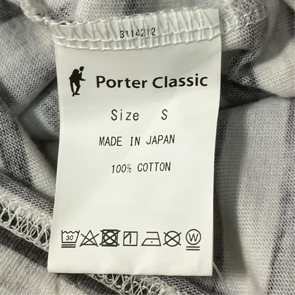 Porter Classic ARTIST BORDER T-SHIRTボーダーTシャツ 古着・中古-6枚目のアイテム画像