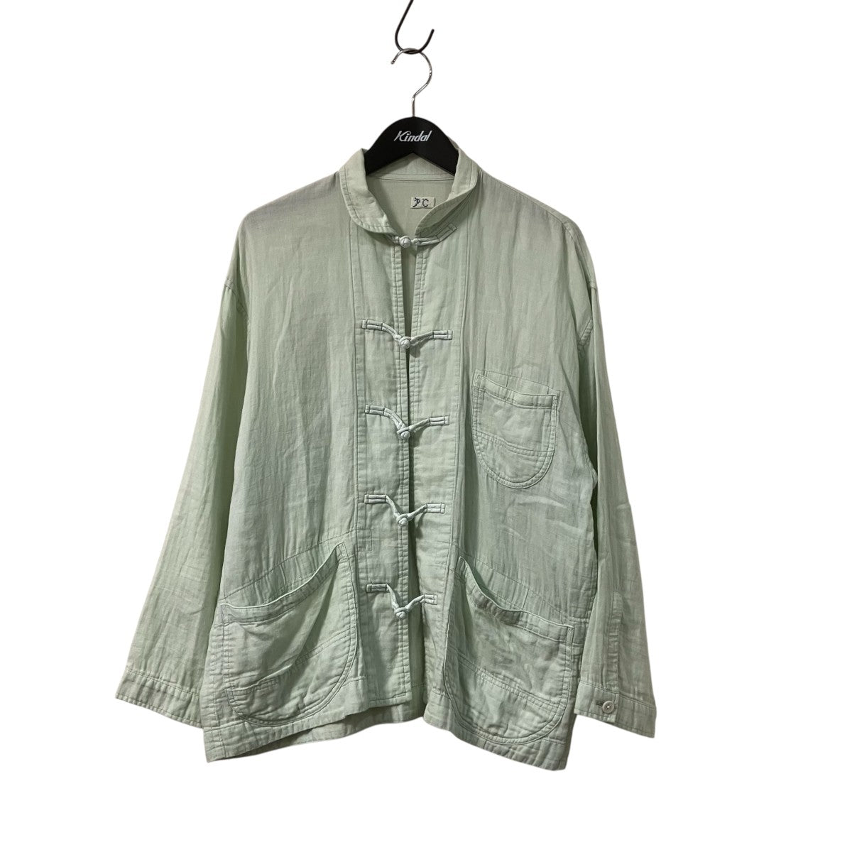 Porter Classic GAUZE CHINEZE JACKETチャイナシャツ 古着・中古-1枚目のアイテム画像