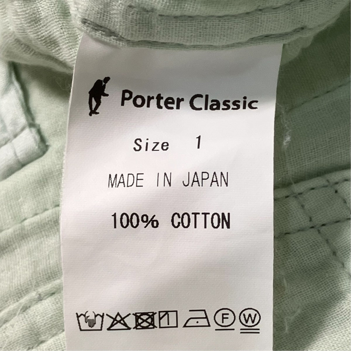 Porter Classic GAUZE CHINEZE JACKETチャイナシャツ 古着・中古-6枚目のアイテム画像