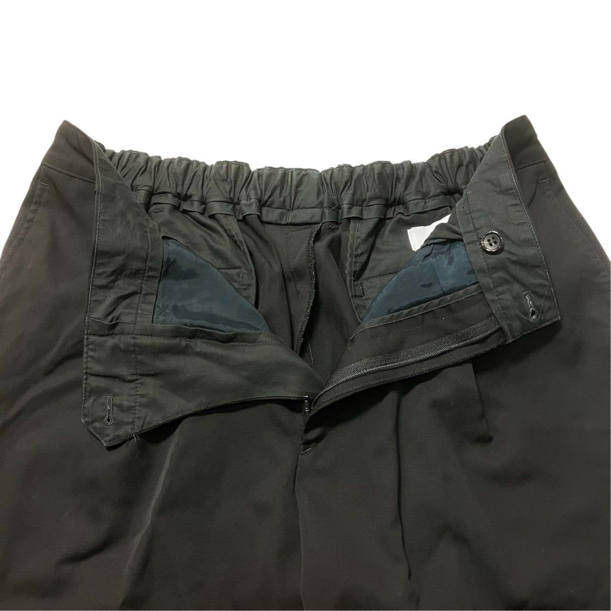 Graphpaper GM231 40169BスラックスScale Off Wool Tapered Slacks 古着・中古-3枚目のアイテム画像