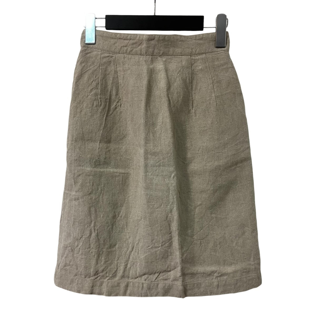 ISSEY MIYAKE 筆タグリネンラップスカートJG52217 古着・中古-2枚目のアイテム画像