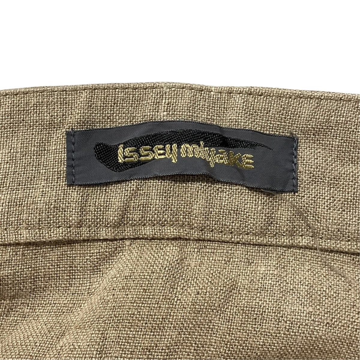 ISSEY MIYAKE 筆タグリネンラップスカートJG52217 古着・中古-5枚目のアイテム画像