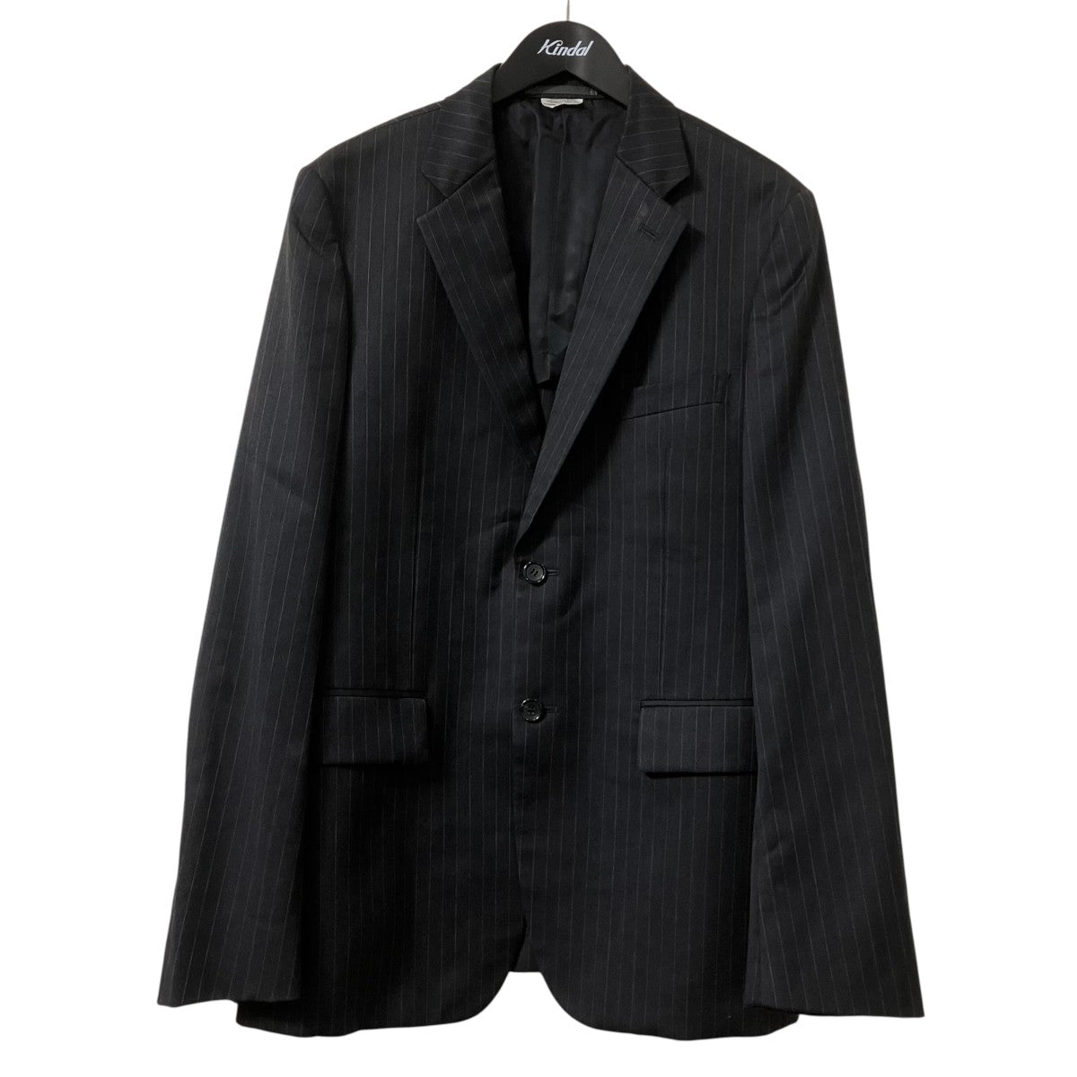 COMME des GARCONS HOMME DEUX 26SSウールピンストライプジャケットテ―ラードジャケットDQ-J024 古着・中古-1枚目のアイテム画像