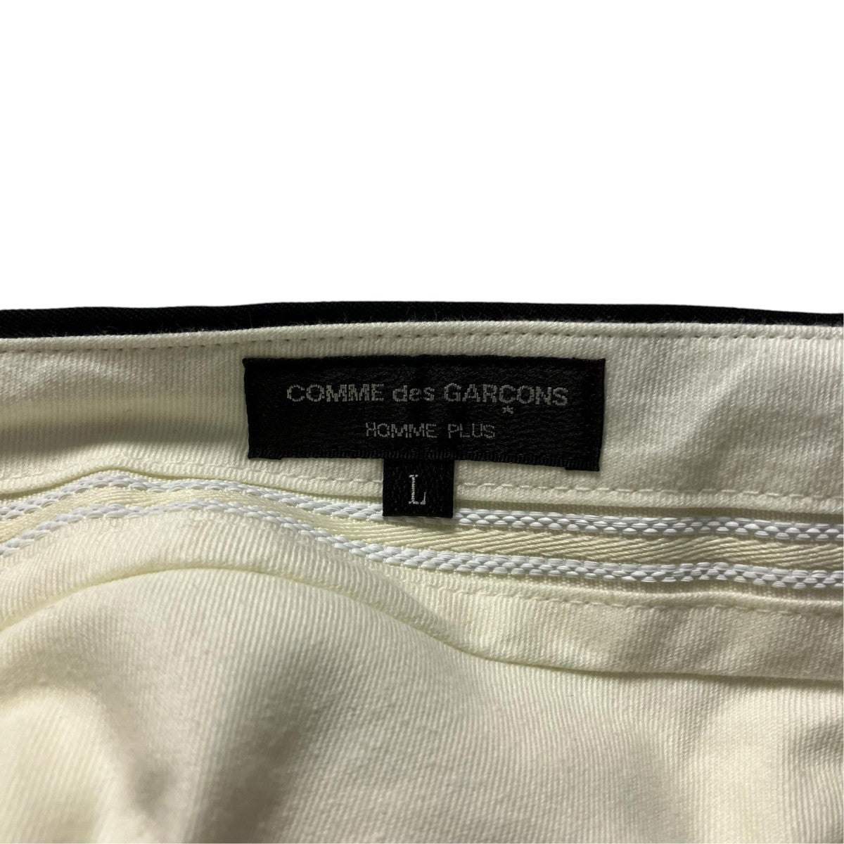 COMME des GARCONS HOMME PLUS 25AWウールギャバジンスリムスラックスPZ P010 古着・中古-6枚目のアイテム画像
