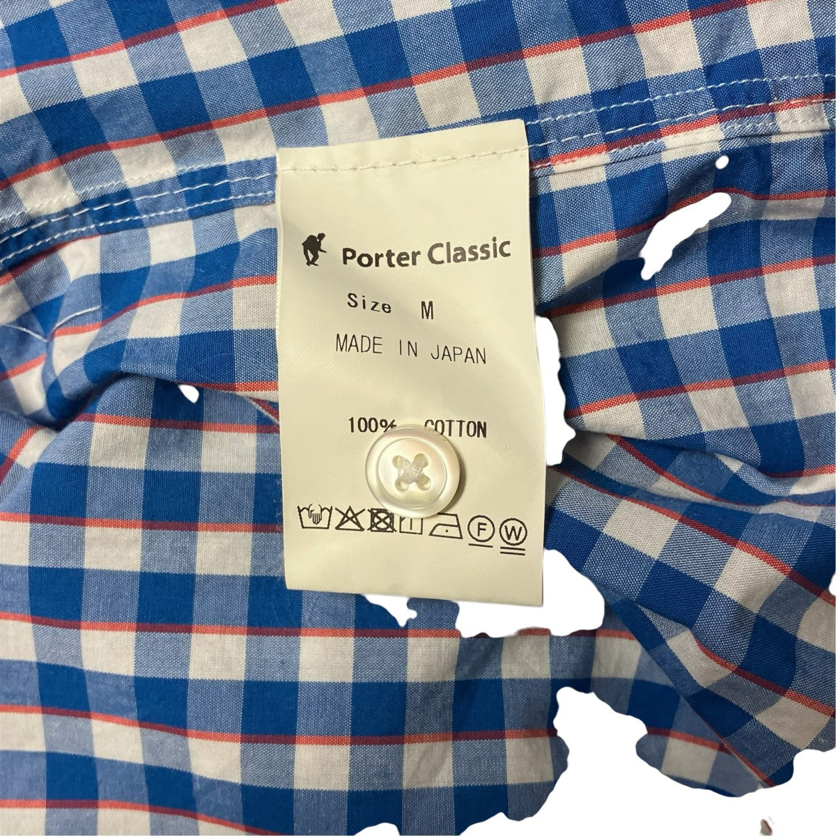 Porter Classic Roll up ウエスタンチェックシャツ 古着・中古-6枚目のアイテム画像