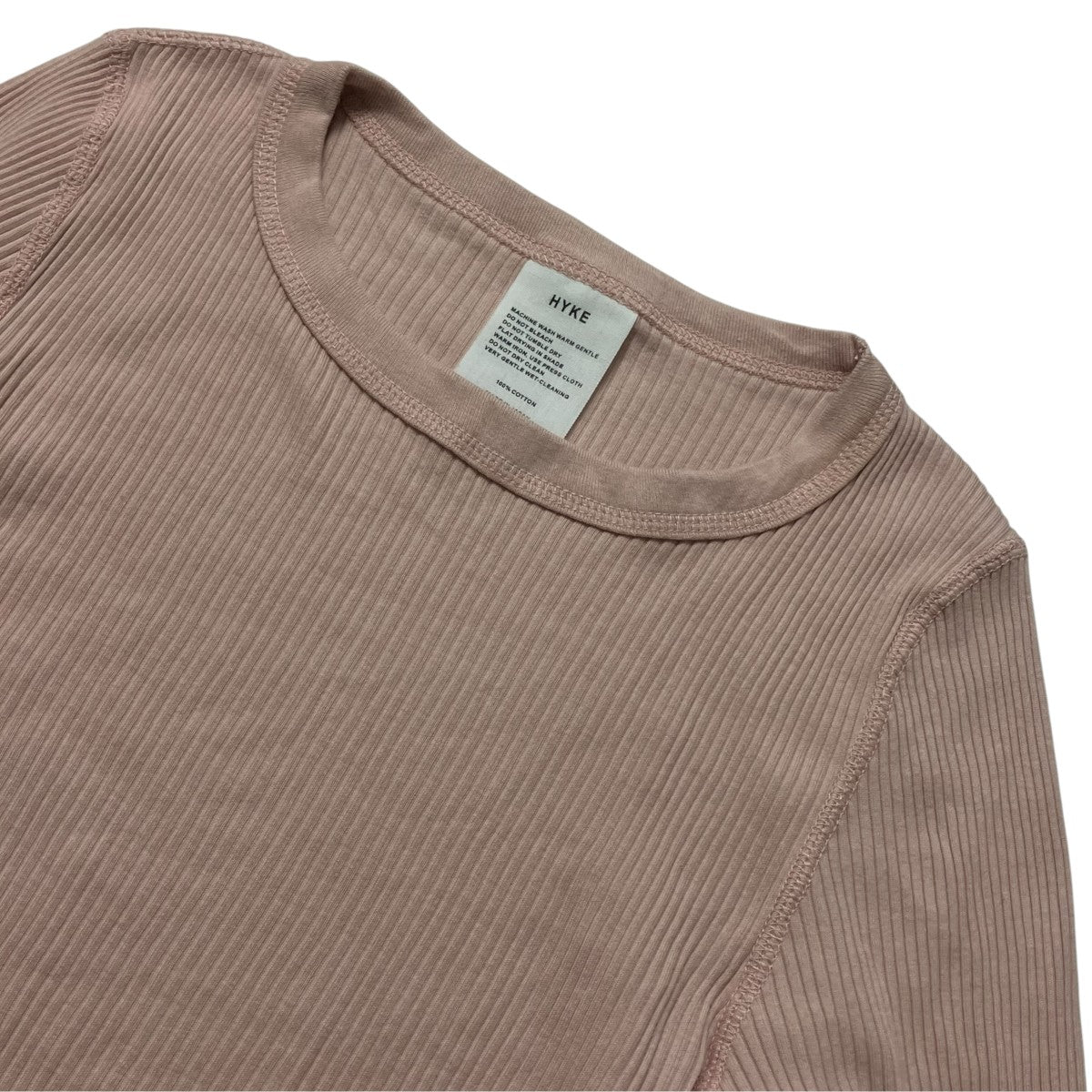 HYKE クルーネックカットソー 古着・中古-3枚目のアイテム画像