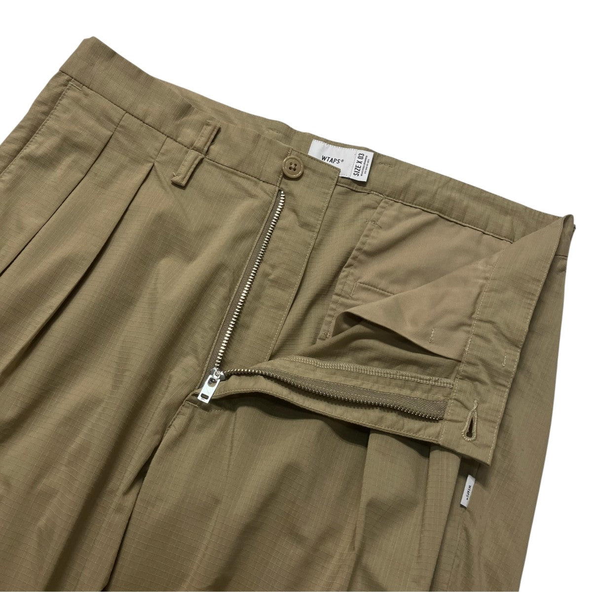 WTAPS 21SSTUCK 01タックパンツ211TQDT-PTM01 古着・中古-3枚目のアイテム画像