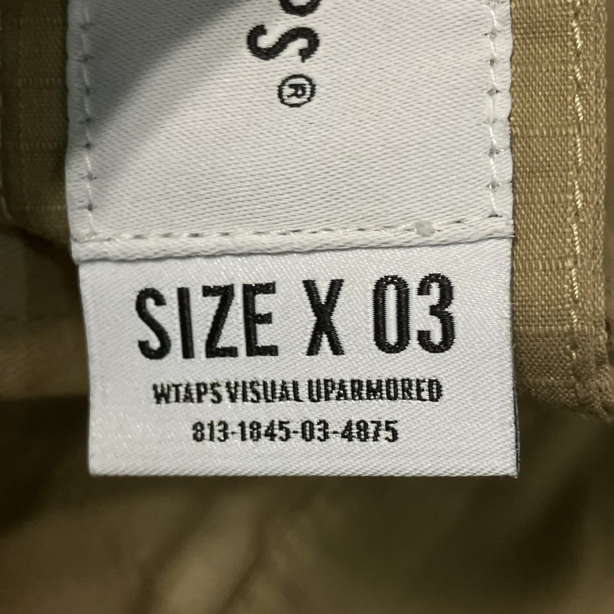WTAPS 21SSTUCK 01タックパンツ211TQDT-PTM01 古着・中古-6枚目のアイテム画像