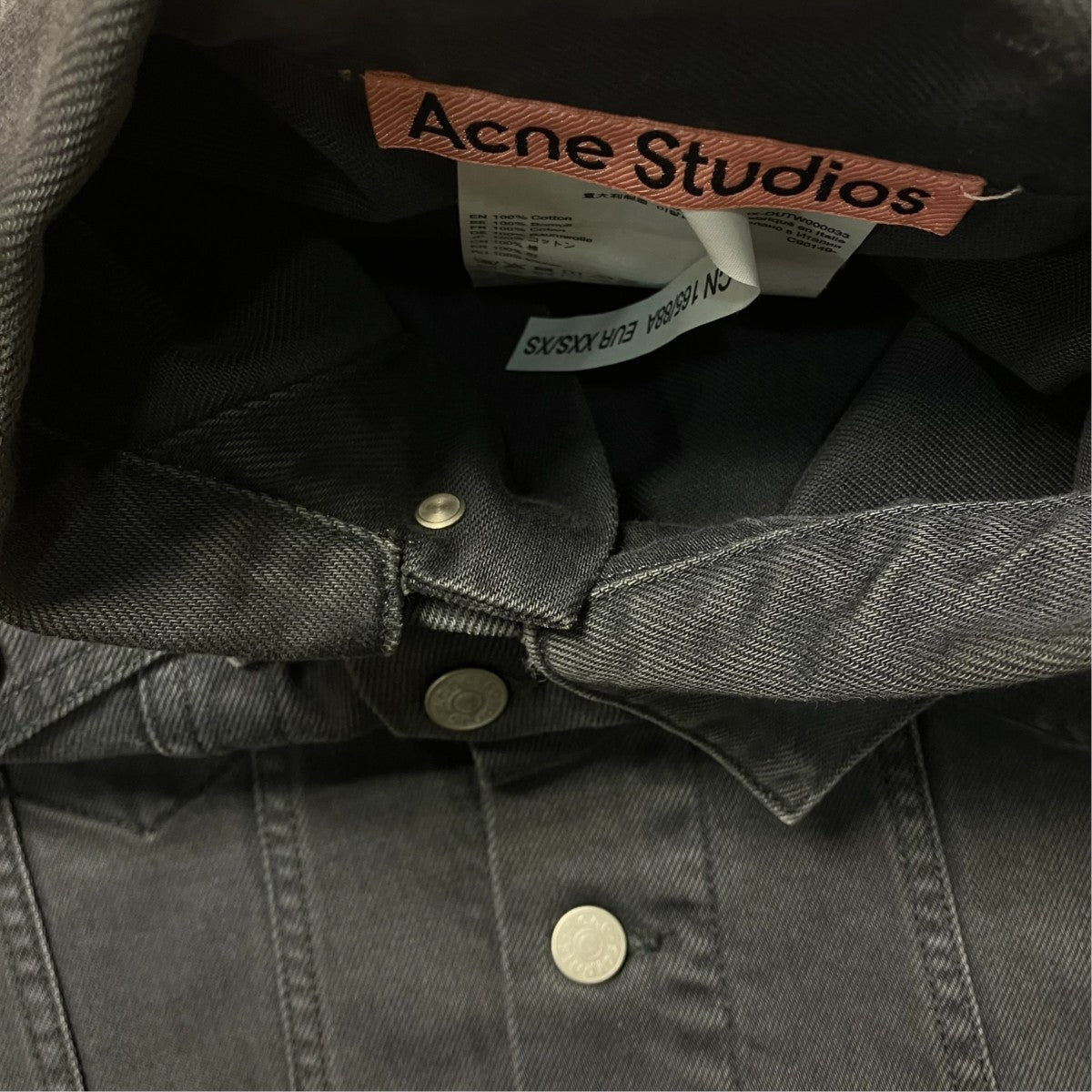 ACNE STUDIOS 23AWデニムジャケットFN-UX-OUTW000033 古着・中古-6枚目のアイテム画像