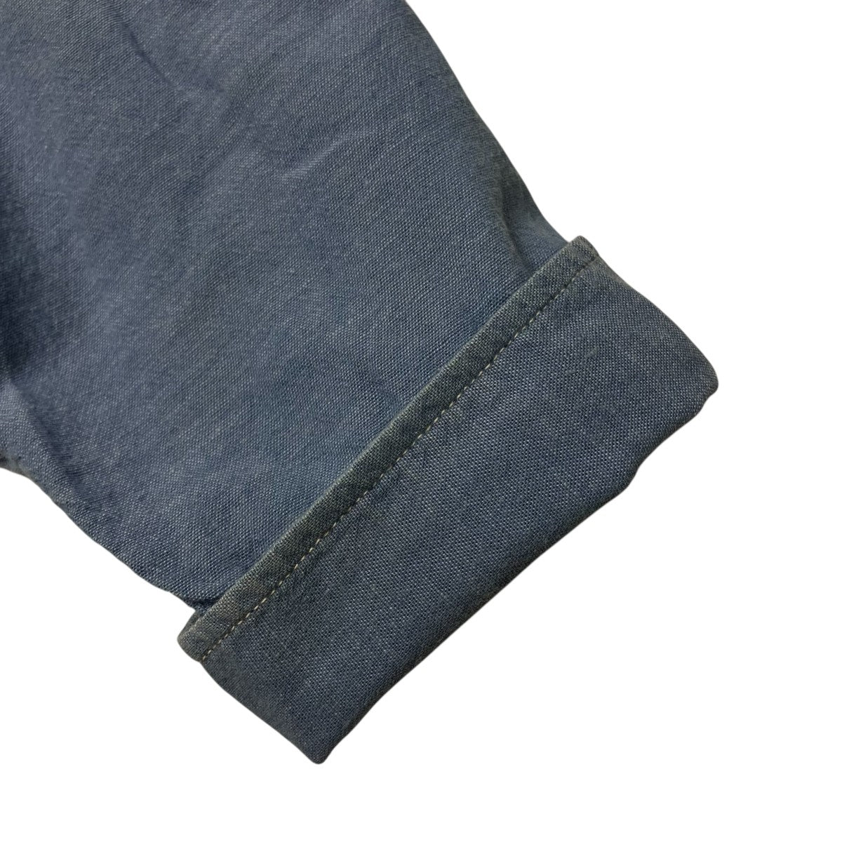 COMOLI 21SSベタシャン CPOシャツシャンブレーシャツT01-02011 古着・中古-5枚目のアイテム画像