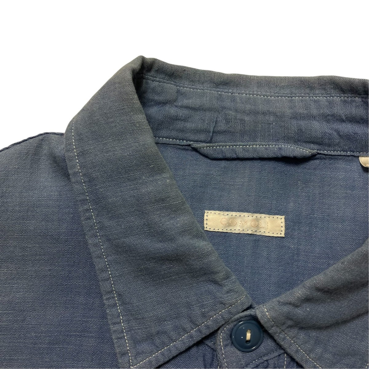 COMOLI 21SSベタシャン CPOシャツシャンブレーシャツT01-02011 古着・中古-6枚目のアイテム画像