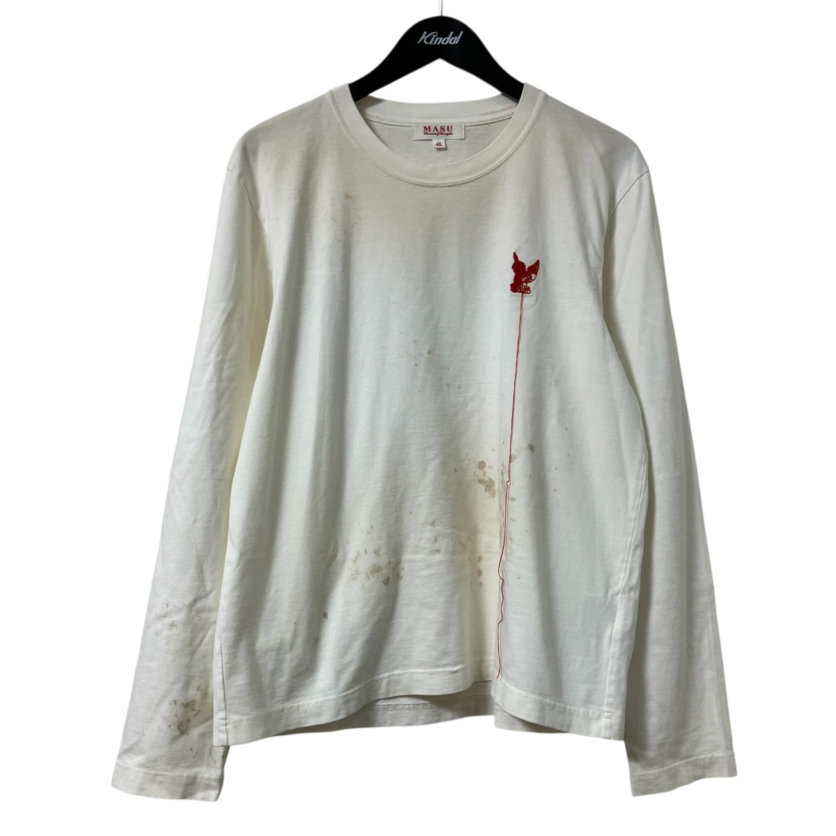 MASU ロングスリーブTシャツM26U6CS004 WASTED RED ANGEL LONG SLEEVE T-SHIRT 古着・中古-1枚目のアイテム画像
