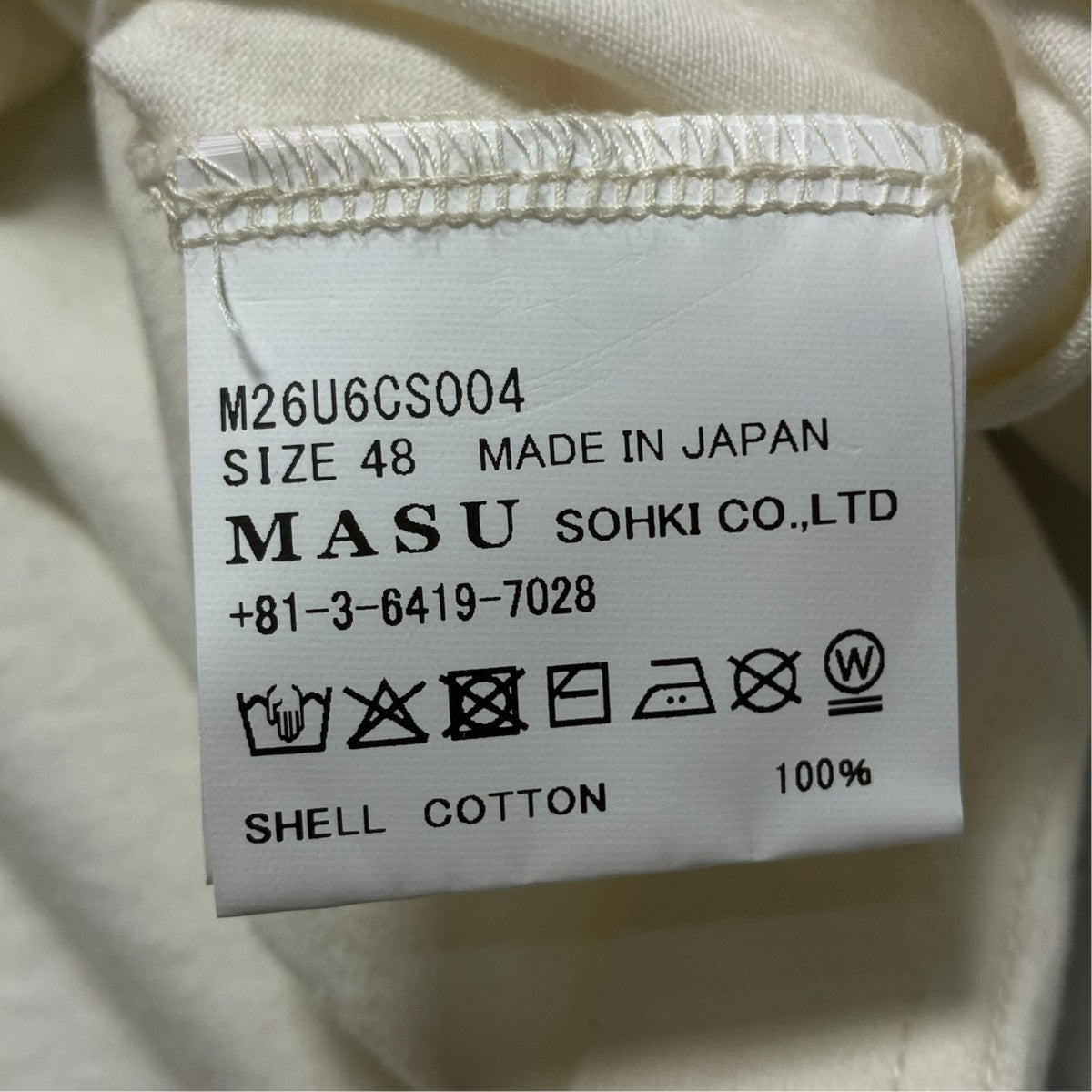 MASU ロングスリーブTシャツM26U6CS004 WASTED RED ANGEL LONG SLEEVE T-SHIRT 古着・中古-7枚目のアイテム画像