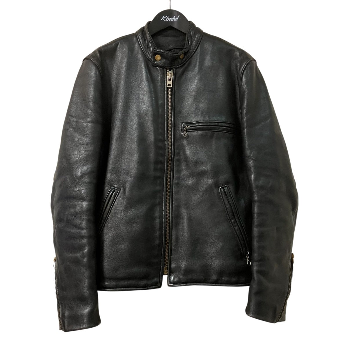 VANSON シングルライダースジャケット 古着・中古-1枚目のアイテム画像