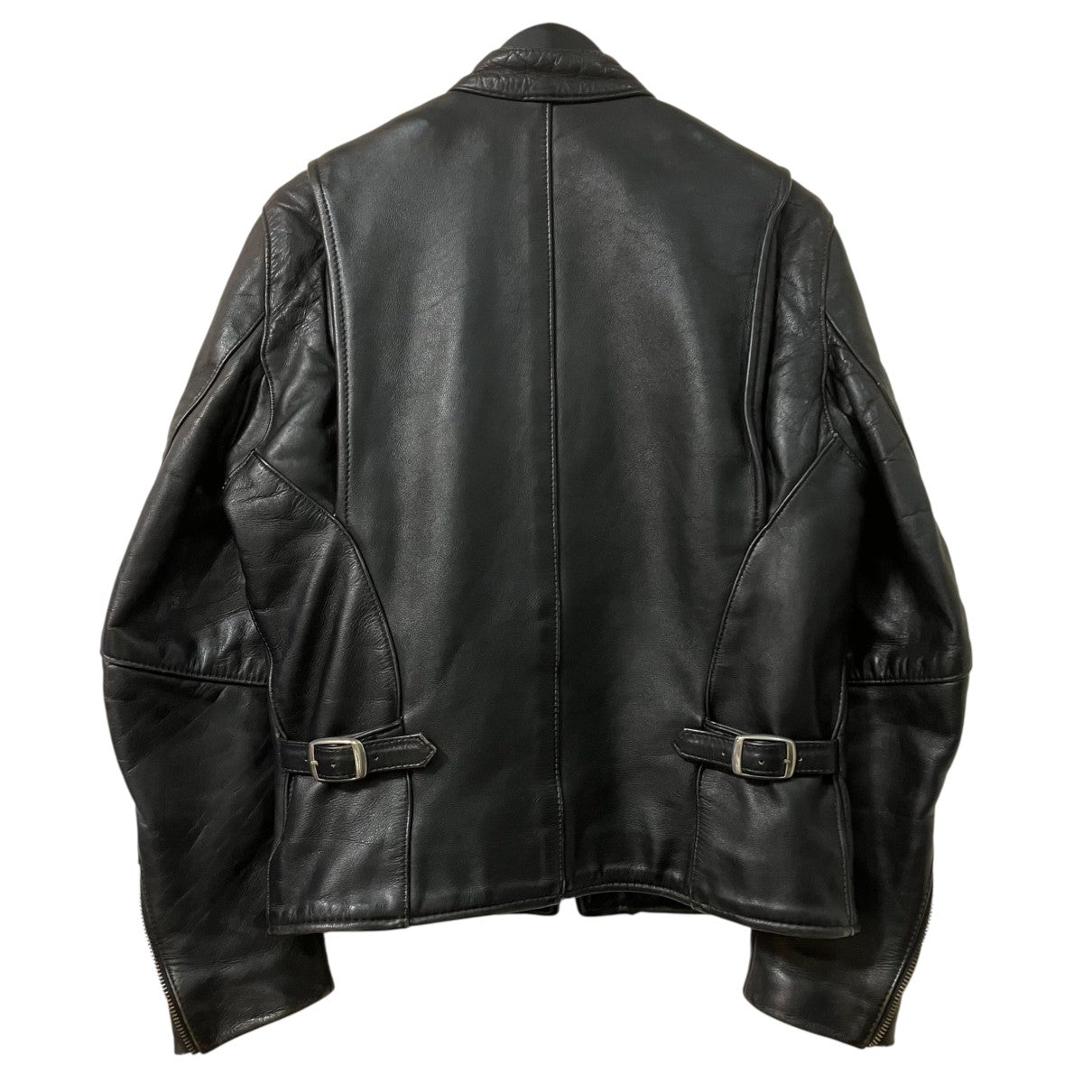 VANSON シングルライダースジャケット 古着・中古-2枚目のアイテム画像