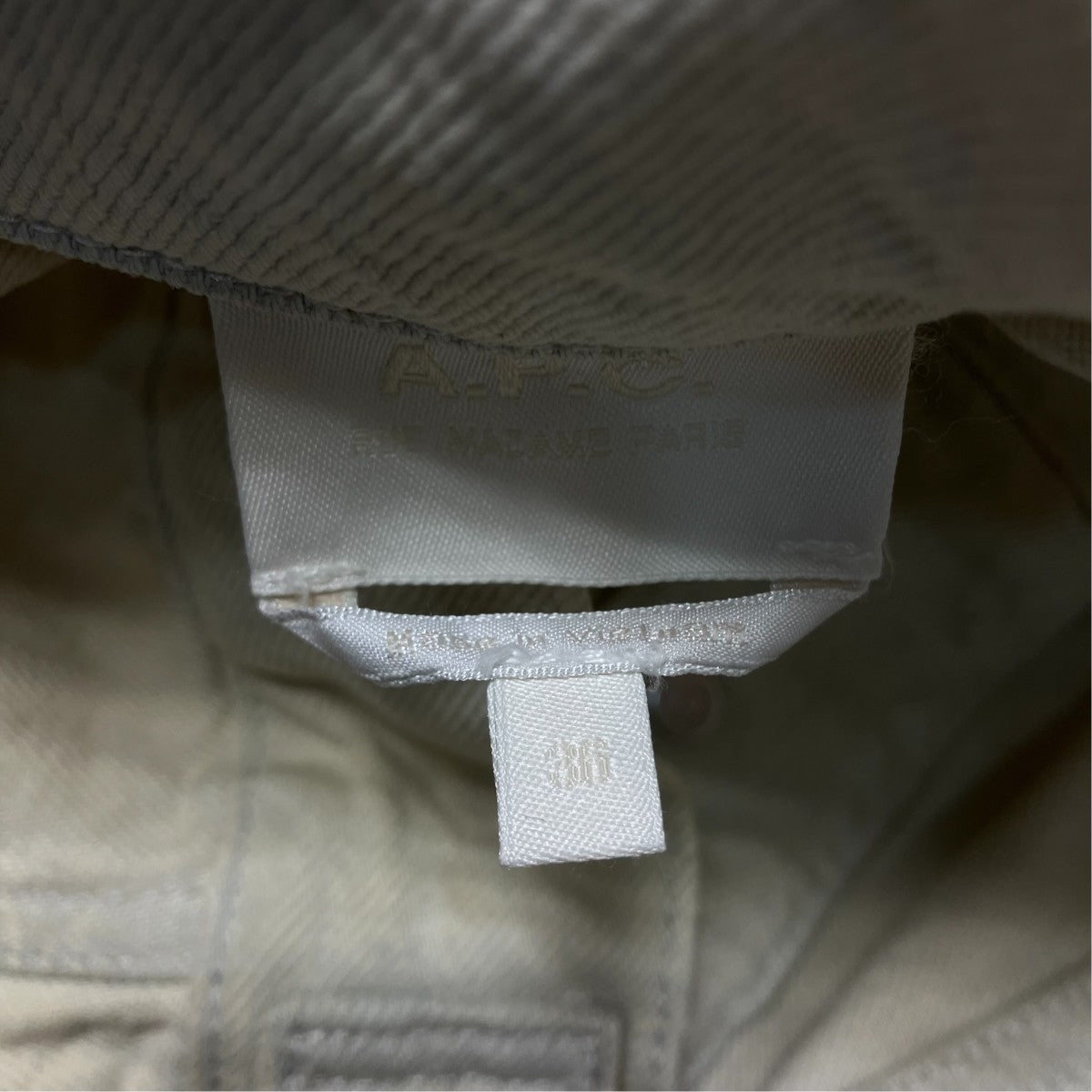 A．P．C． ショートデニムジャケット 古着・中古-7枚目のアイテム画像