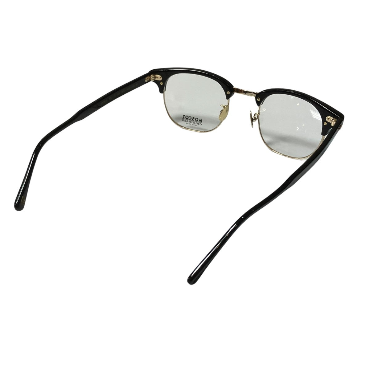 MOSCOT ブラックフレーム眼鏡YUKEL 古着・中古-2枚目のアイテム画像