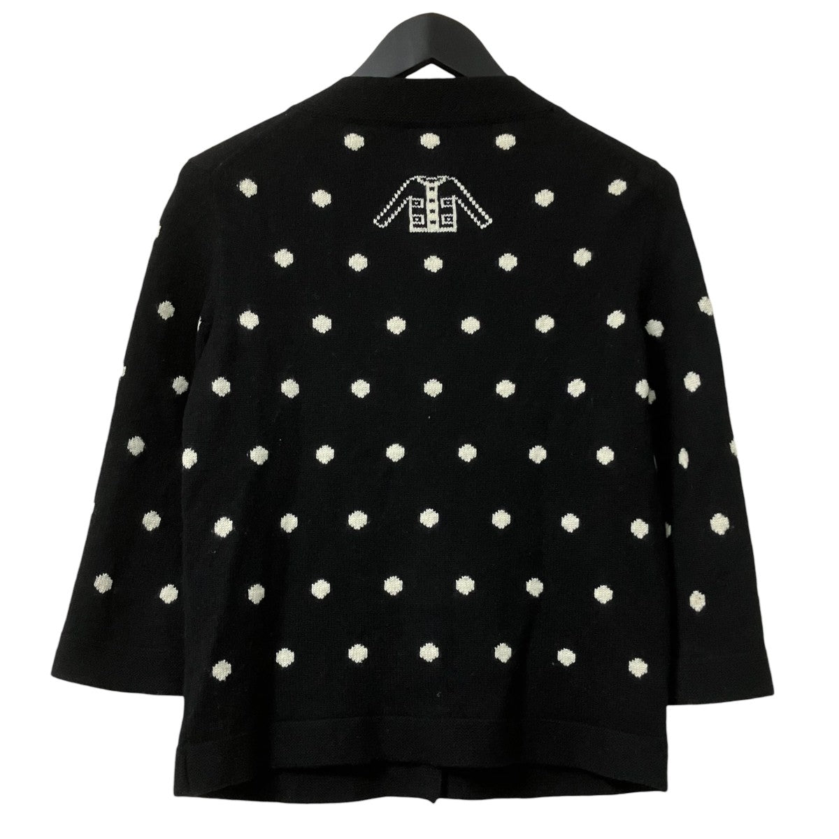 CHANEL クルーネックカーディガンP34287K00935 古着・中古-2枚目のアイテム画像