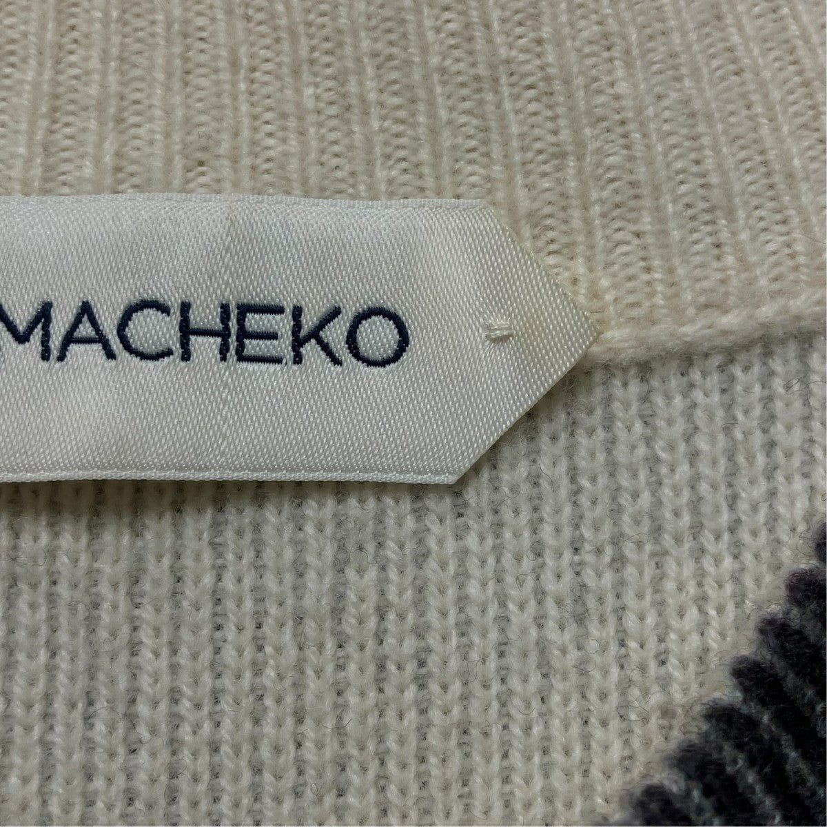 NAMACHEKO GLADYS SWETERクルーネックニット 古着・中古-8枚目のアイテム画像