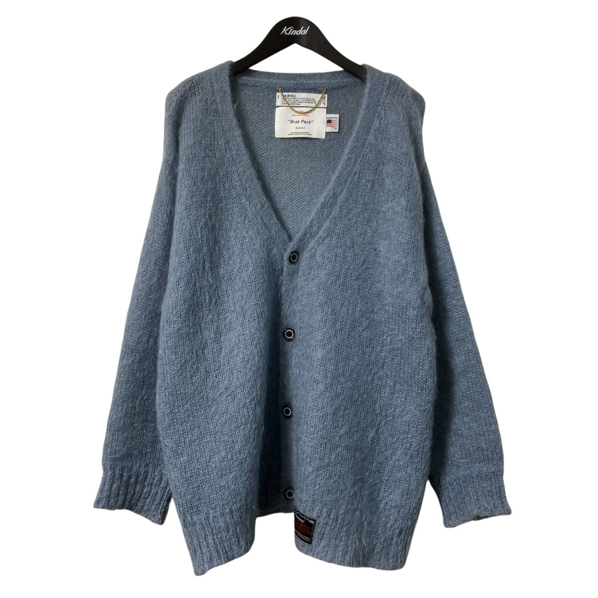 DAIRIKU Molly Mohair Knit Cardiganニットカーディガン21AW K-4 古着・中古-1枚目のアイテム画像