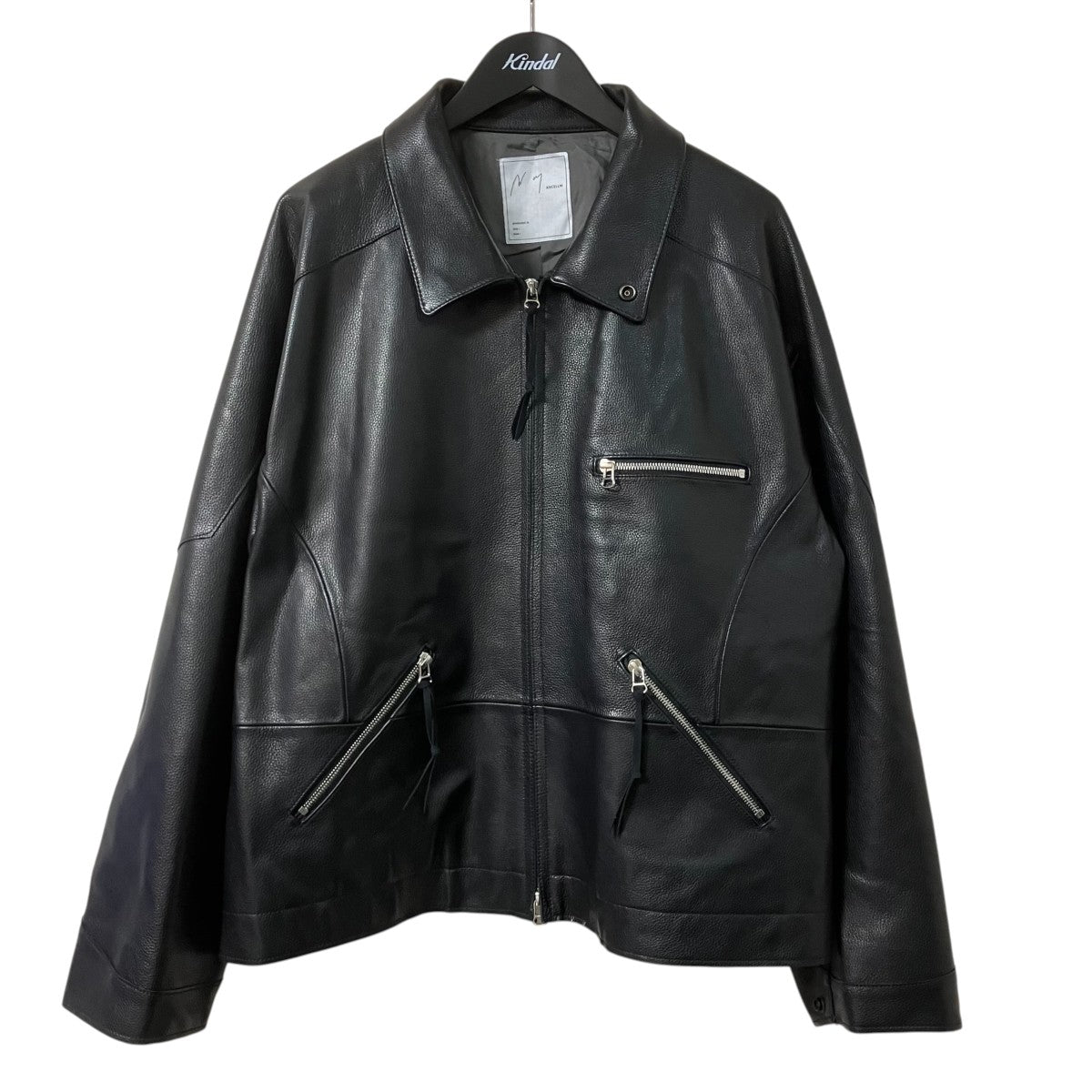 ANCELLM×GARDEN COWHIDE ZIP UP JAKETカウハイド ジップ アップ ジャケットANC-GRD-JK01 古着・中古-1枚目のアイテム画像