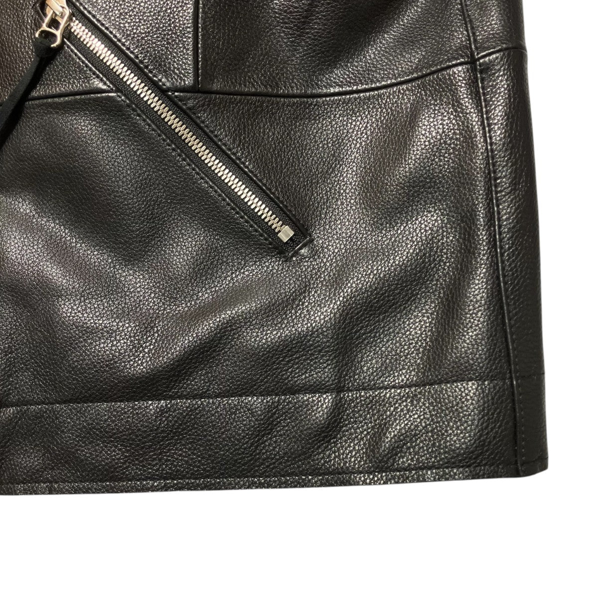 ANCELLM×GARDEN COWHIDE ZIP UP JAKETカウハイド ジップ アップ ジャケットANC-GRD-JK01 古着・中古-5枚目のアイテム画像