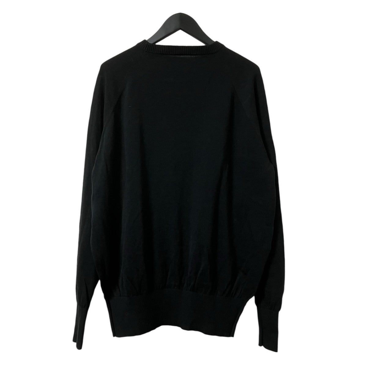 GROUND Y 25SSGIMA COTTON CREW NECK BACK HEM LONG KNITサイドスリットコットンニットGP-K01-060 古着・中古-2枚目のアイテム画像