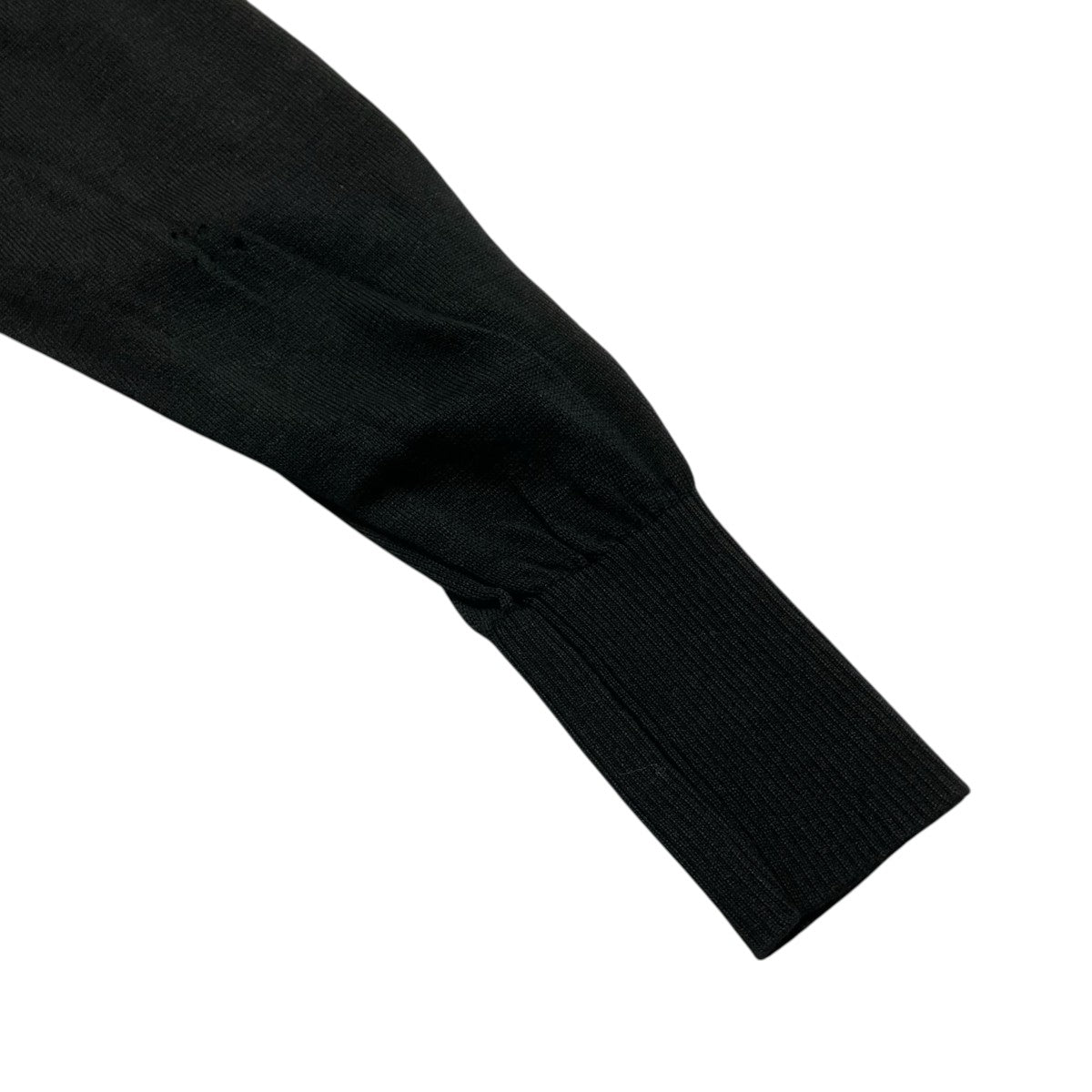 GROUND Y 25SSGIMA COTTON CREW NECK BACK HEM LONG KNITサイドスリットコットンニットGP-K01-060 古着・中古-4枚目のアイテム画像