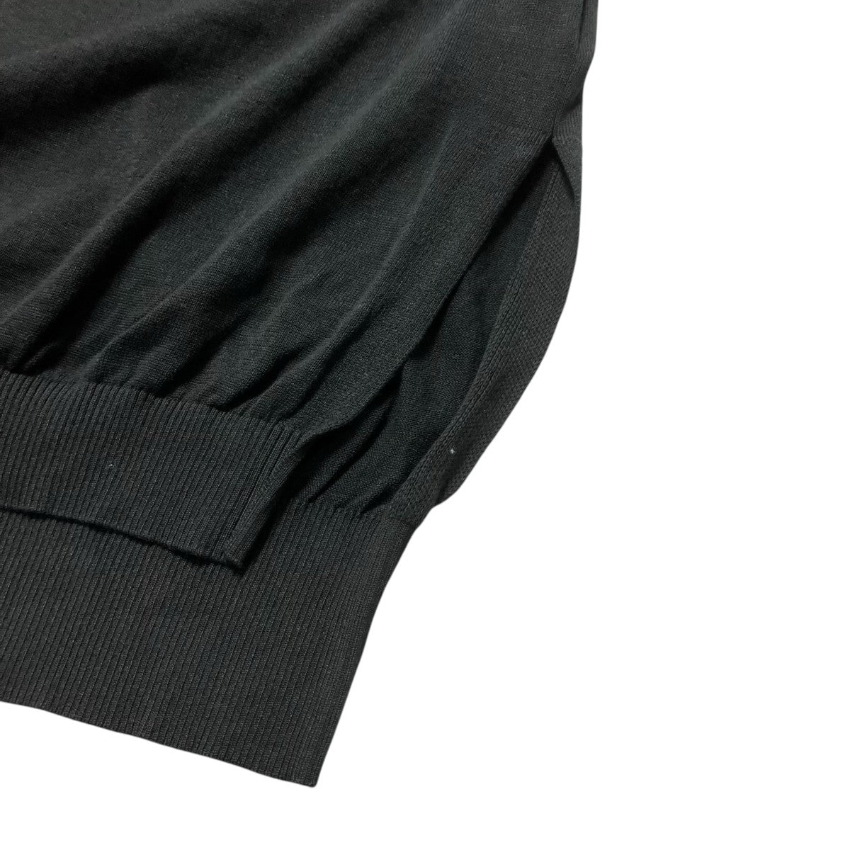 GROUND Y 25SSGIMA COTTON CREW NECK BACK HEM LONG KNITサイドスリットコットンニットGP-K01-060 古着・中古-5枚目のアイテム画像